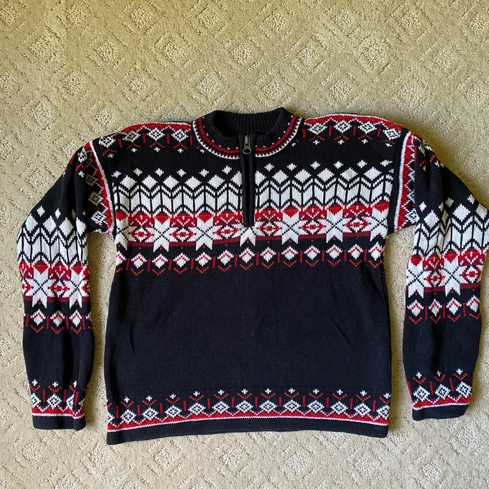 Hanna Anderson Scandinavian Boys Sweater Fair Isle